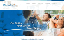 Tablet Screenshot of biohealth-plus.com